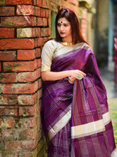 Exquisite rich look heavy banarasi indigo saree